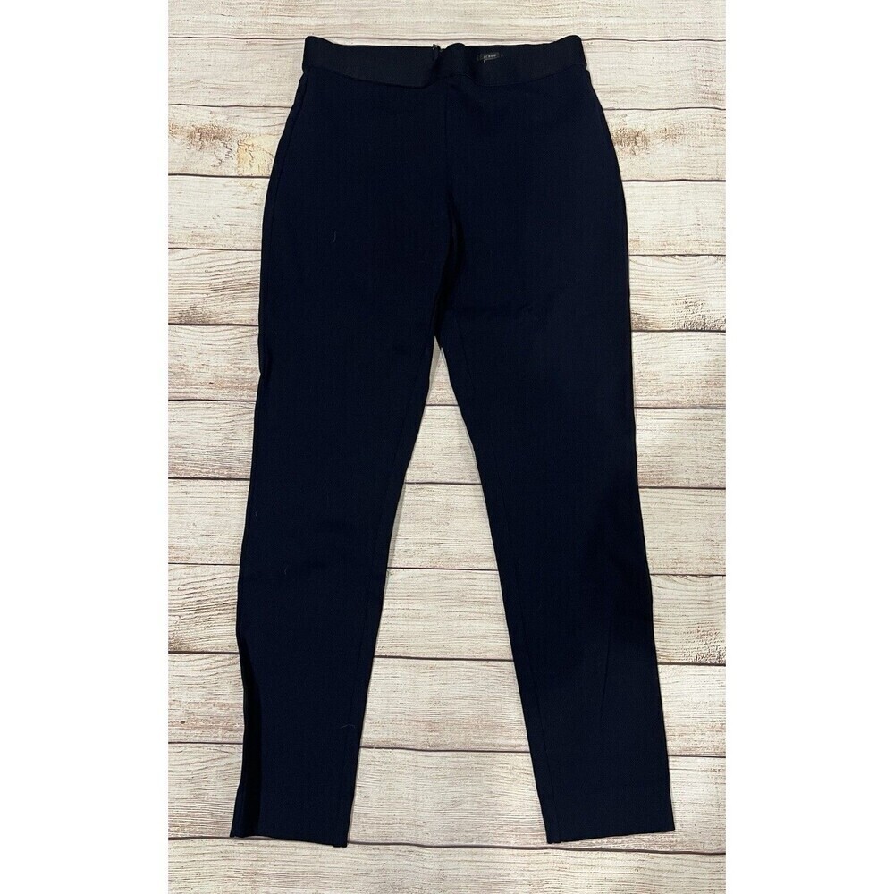 J.Crew - Navy blue skinny stretch pencil pants, Zipper Back size 4R